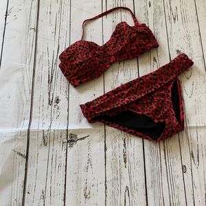 Victoria’s Secret | Red Leopard Bikini
